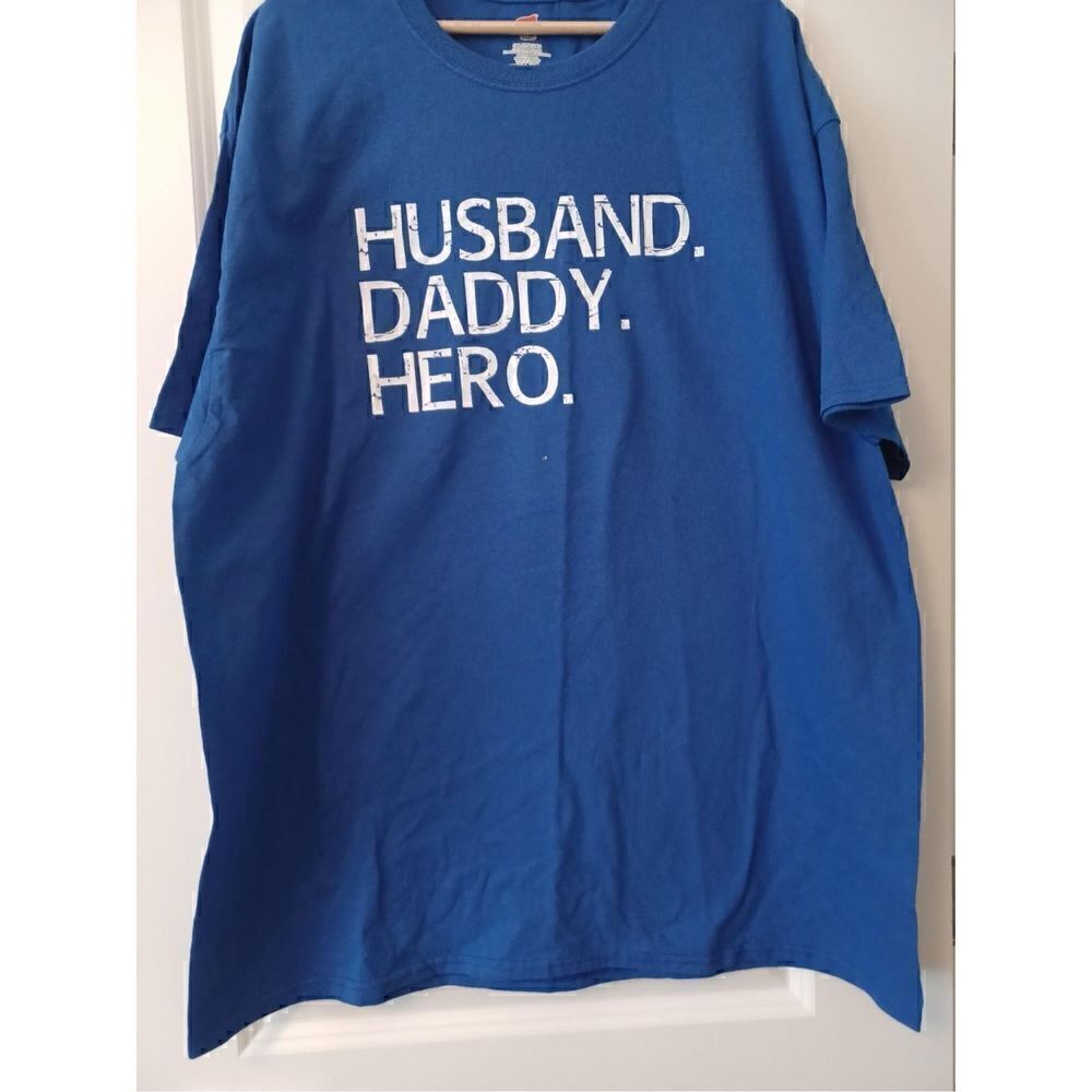 Husband Daddy Hero Men's T-shirt size 2XL